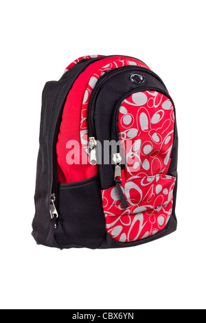 Book bag isolated on white Stock Photo