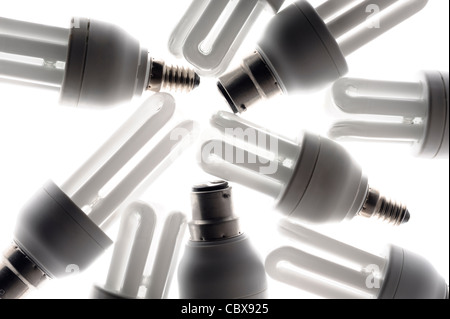Low energy lightbulbs Stock Photo