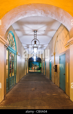 French Market alley, Michelle, New Orleans Stock Photo