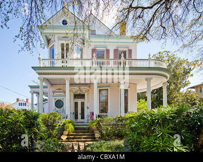 Victorian House, Garden District, New Orleans Stock Photo