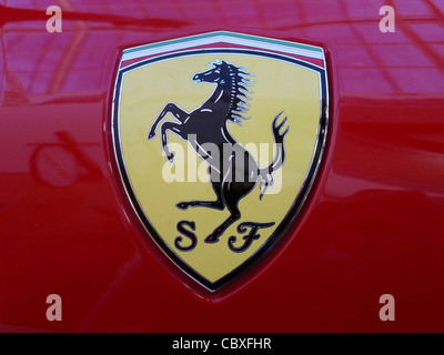 Ferrari Badge Stock Photo