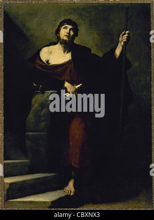 Jusepe Ribera (1591-1652). Spanish painter. Saint James the Greater. 1631. Prado Museum. Madrid. Spain. Stock Photo