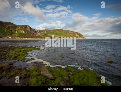 Penmaen-bach From Conwy Beach,North Wales Stock Photo