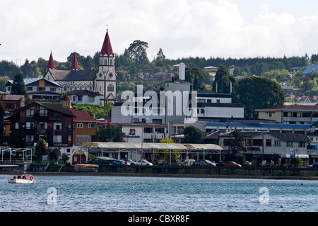 Chile. Puerto Varas and Llanquihue lake. Lakes District. Stock Photo