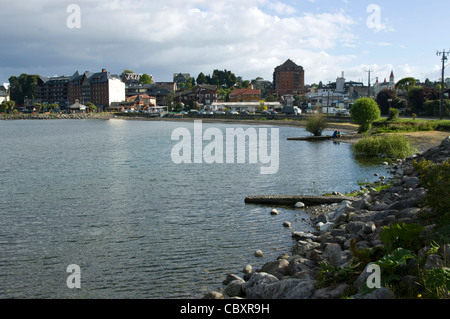 Chile. Llanquihue lake in Puerto Varas. Lakes District. Stock Photo
