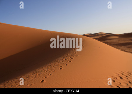 Erg Chebbi, Sahara, Morocco Stock Photo
