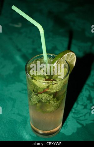 An authentic mojito, Havanna Stock Photo