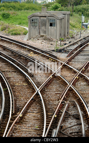 Train tracks Stock Photo