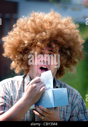 ginger afro wig