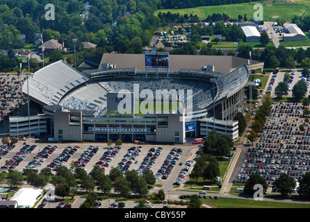 aerial photograph,  University of Kentucky,Commonwealth Stadium, Lexington, Kentucky Stock Photo