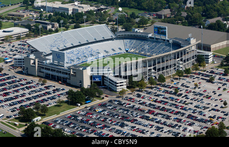 aerial photograph,  University of Kentucky,Commonwealth Stadium, Lexington, Kentucky Stock Photo