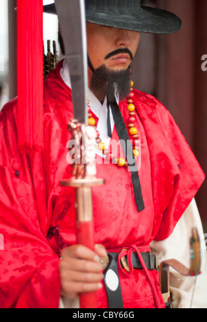 Korean ancient warrior Stock Photo