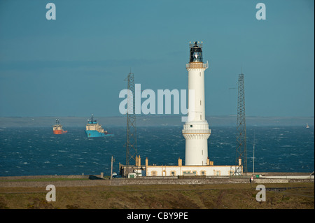 Girdleness Lighthouse Aberdeen, Grampian Region. Scotland. UK.  SCO 7828 Stock Photo