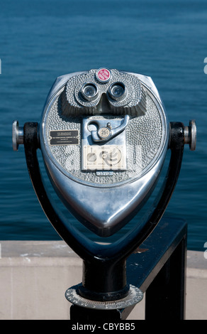 Tower Optical Company viewer a form of telescope popular with tourists Stock Photo