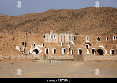 Bedouin house in Tunisia Stock Photo