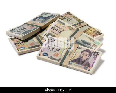 Japanese Yen paper currency Stock Photo