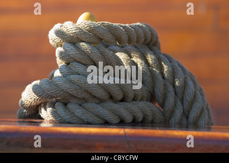 Details of wooden boats Stock Photo