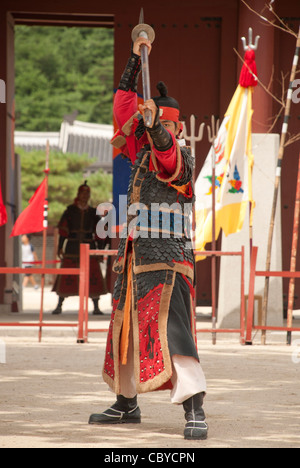 Korean ancient warrior Stock Photo