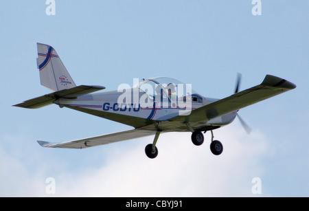 Evektor-Aerotechnik Eurostar EV-97 (G-CDTU) at Open Day at Kemble Airport (as of 2009 called Cotswold Airport), Gloucestershire, Stock Photo