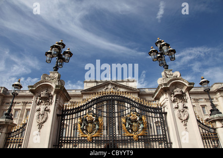 Buckingham Palace Gates, London, England, U.K. Stock Photo