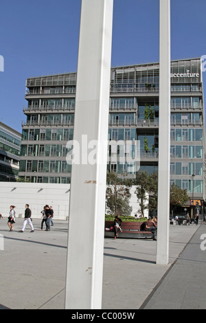 HEADQUARTERS OF THE ACCENTURE CORPORATION, PARIS, 13TH ARRONDISSEMENT, FRANCE Stock Photo