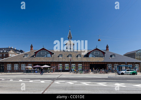 The old Osterport railway station in Copenhagen Stock Photo