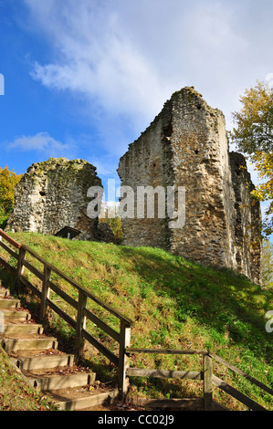 Sutton Valence castle ruins Stock Photo
