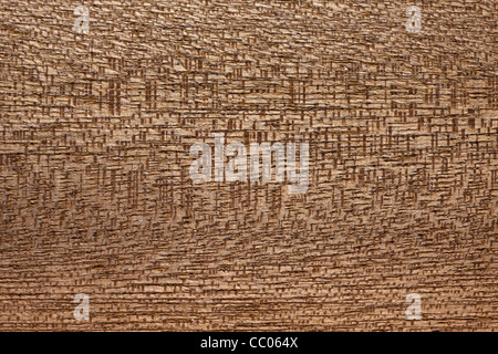 Wood grain of Dibetou wood (Lovoa trichiliodes), Africa Stock Photo