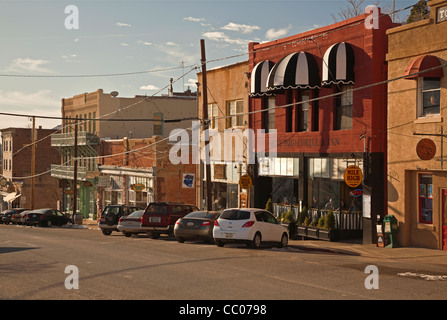 Downtown Jerome in northern Arizona, USA Stock Photo