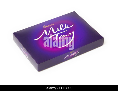 Cadbury Milk Tray assorted milk chocolates Stock Photo