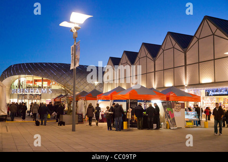 shoppers at The Arc shopping centre at Bury St Edmunds, UK Stock Photo
