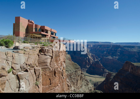 Grand Canyon Skywalk above the Colorado River In Arizona Stock Photo