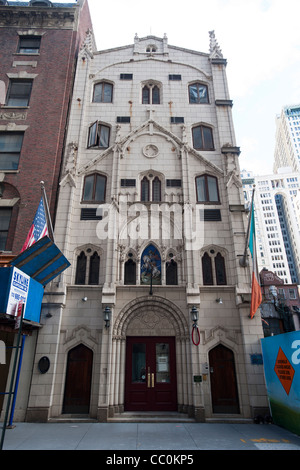 The former St. George's Syrian Catholic Church, on Washington Street in Lower Manhattan in New York Stock Photo