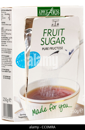 Box of Applefords pure fruit sugar fructose Stock Photo