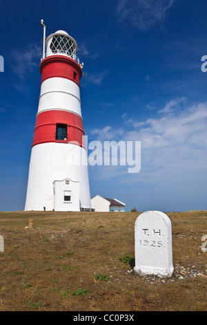 Orford Ness lighthouse on a sunny summers day Stock Photo