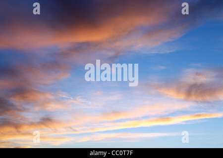 Clouds, Sunset or Morning Stock Photo