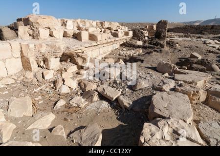 Ruins of temples and townsite of Kom el Sultan at Abydos Middle Egypt Stock Photo