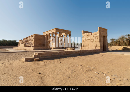 View of the Hibis Temple, the ancient capital of Kharga Oasis, Western Desert of Egypt Stock Photo