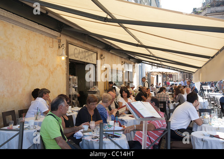 Canova Restaurant in Piazza del Popolo Square, Rome, Italy Stock Photo