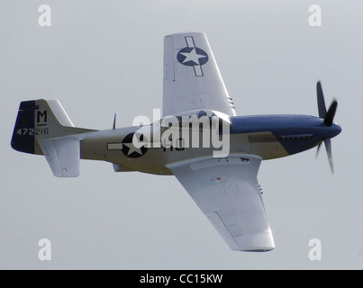 North American P-51D-20 (472216/HO-M, G-BIXL, Miss Helen) Stock Photo