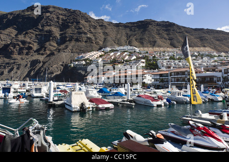 Los Gigantes, Tenerife. Marina harbour with moorings. Boat for sale ...