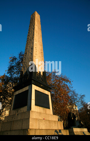 Cleopatra's Needle on Victoria Embankment, London, UK Stock Photo