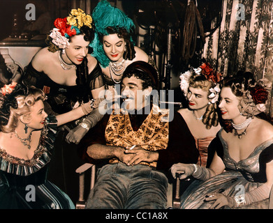 ANTHONY QUINN THE WORLD IN HIS ARMS (1952) Stock Photo