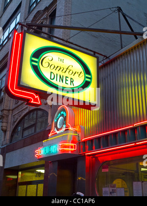 Comfort Diner Manhattan New York City Usa Stock Photo