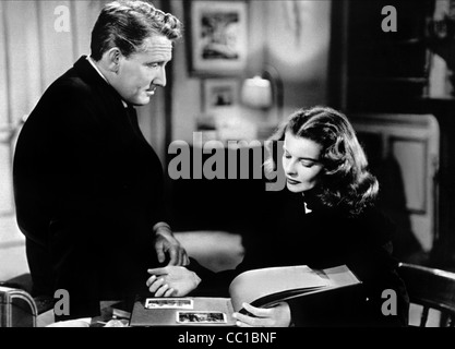 SPENCER TRACY, KATHARINE HEPBURN, KEEPER OF THE FLAME, 1942 Stock Photo