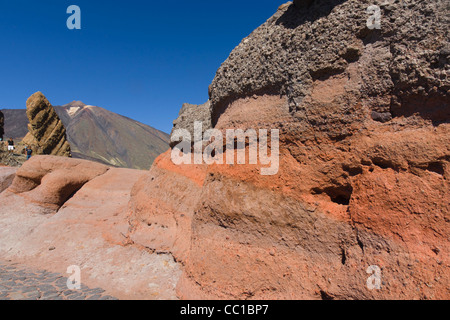 Volcanic rocks at Mount Teide, Tenerife Stock Photo