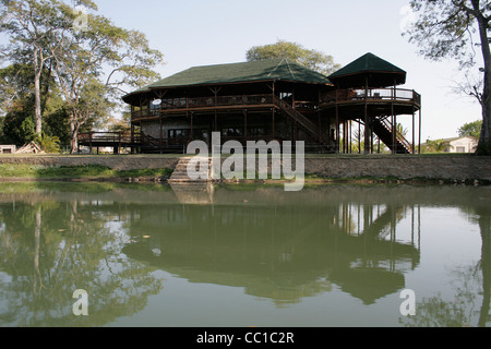 Kafubu River Lodge, DRC Stock Photo