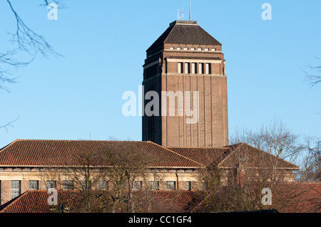 The Cambridge University Library designed by Giles Gilbert Scott. UK Stock Photo