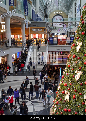 Eaton Centre indoor shopping mall in Toronto Stock Photo