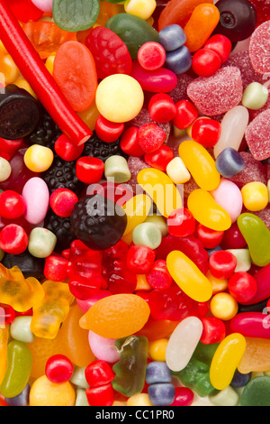 A lot of candies for background Stock Photo